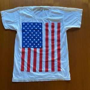 NWOT American Flag Tee XS